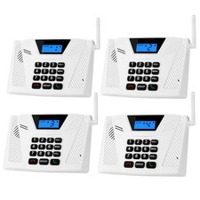 Wireless Intercom System 5300ft Range 4 Pack Two Way Full Duplex SANZUCO Home