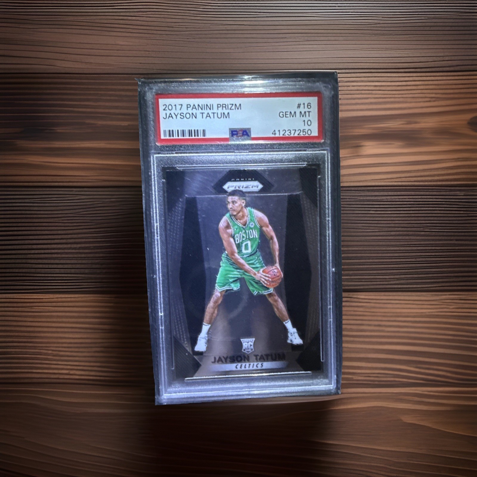 2017-18 Panini Prizm  Jayson Tatum #16 (RC) Rookie Basketball GEM MT Card PSA 10
