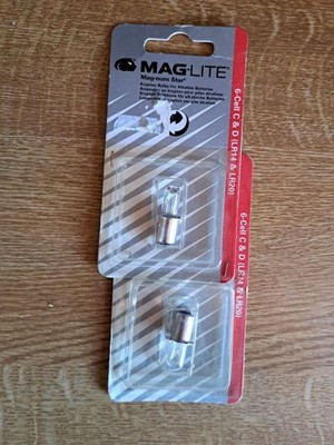 Neu 2 Ersatzbirne Mag-Lite 6-Cell C + D LR14 LR20 Taschenlampe Krypton Glühbirne