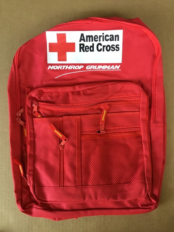 American Red Cross Northrop Grumman Emergency Kits Backpack New