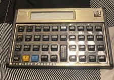 HP 12C Gold Financial Calculator β Vintage, Made in USA, Tested & Working