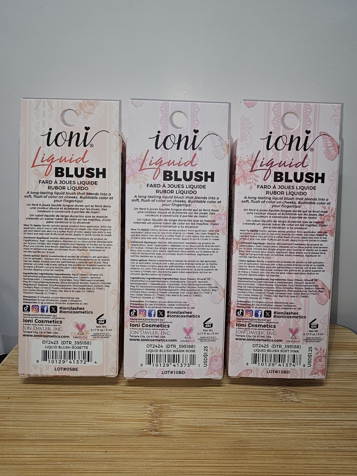 Ioni Liquid Blush (Rosette, Warm Rose, Soft Pink)