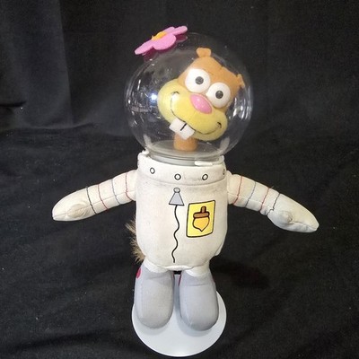 Vintage Sandy Cheeks 8  Squirrel SpongeBob SquarePants Plush 2001 Mattel - READ