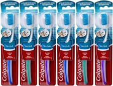 Slim Soft Ultra Compact Toothbrush Extra Soft Colors Vary Pack of 6