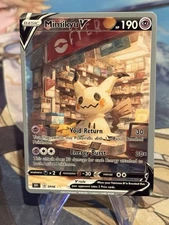 Pokemon Mimikyu promo rare Waifu Doujin  ACG DIY Full Art Card New