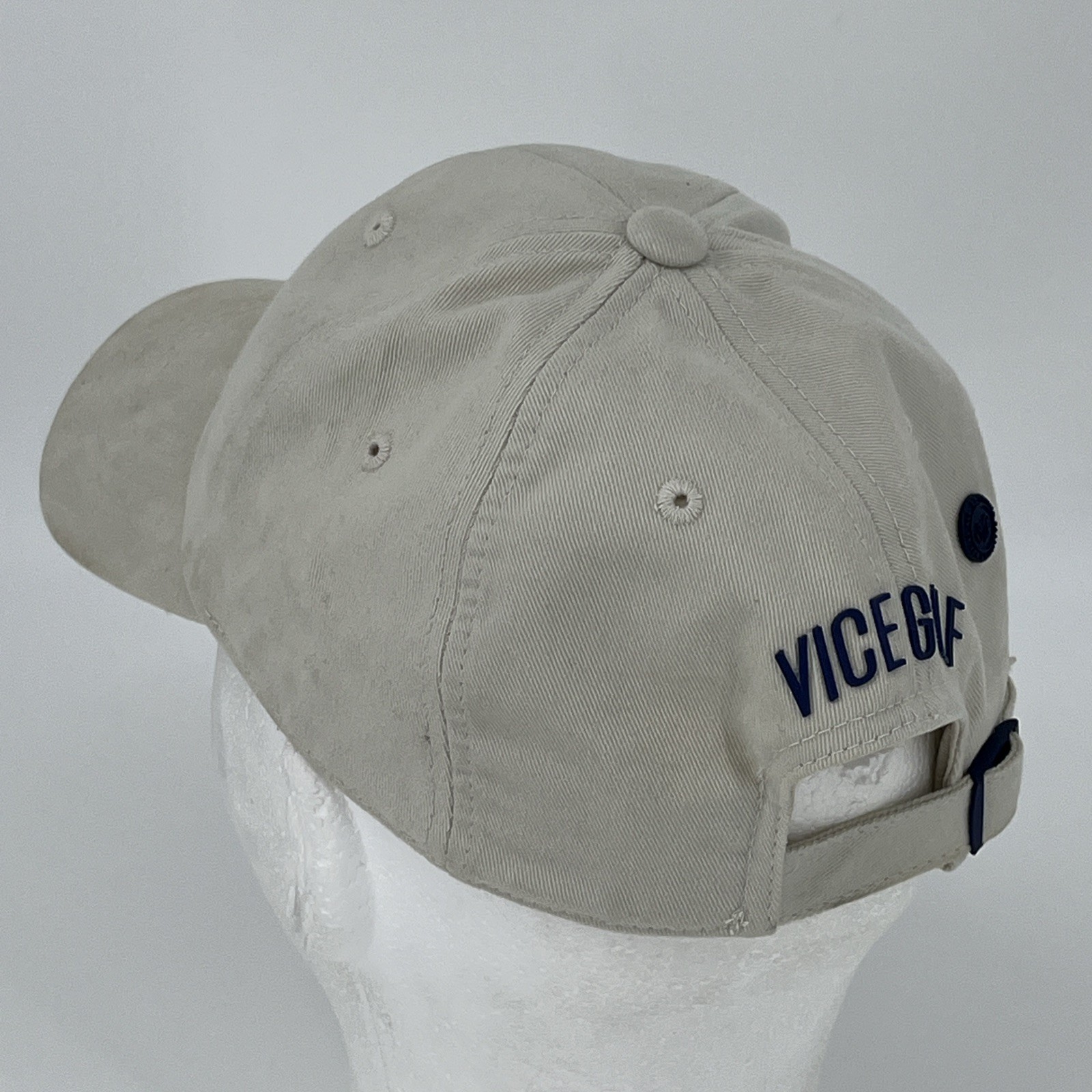 Vice Golf Hat - Beige StrapBack Baseball Cap VGUC - image 4