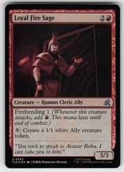 Loyal Fire Sage #242 (Foil) - Avatar: The Last Airbender: Eternal-Legal
