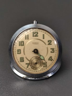 VINTAGE SWISS ROSPIN POCKET / TRAVEL WATCH  For Parts Or  Repair