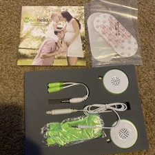 Wavhello V5-BB BellyBuds Prenatal Baby-Bump Headphones in White / Green