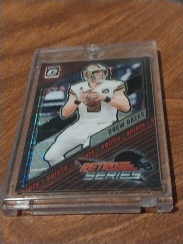 Drew Brees [Black Pandora] #10 2023 Panini Donruss Optic Retro Series card