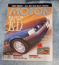 Motor mag Sept 1993, Falcon ED, Commodore Acclaim, Nissan GT-R, Toyota Supra