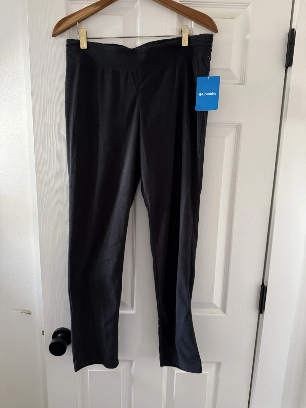 Columbia Fleece Pants Youth Black NWT NEW Boys Girls Thermal Layer Base