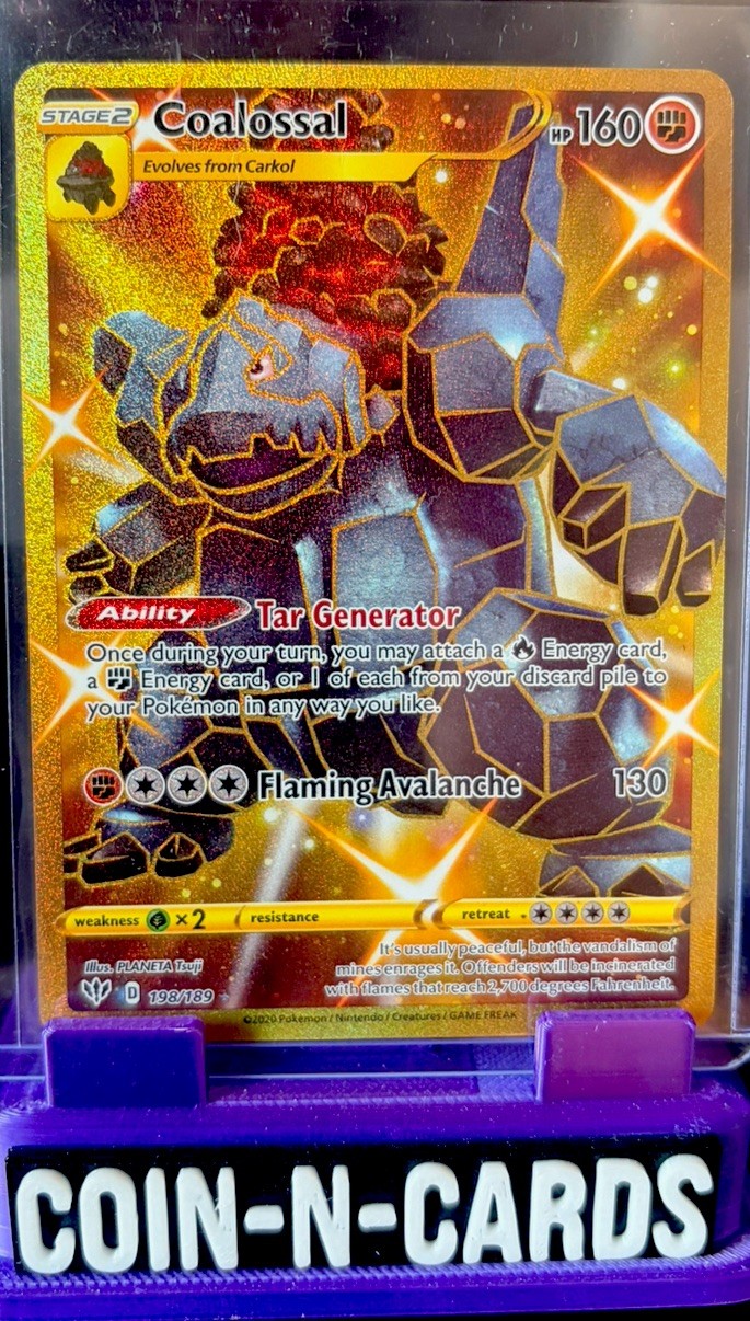 Coalossal 2020 Sword & Shield: Darkness Ablaze #198/189 Holo (Secret) Price  Guide - Sports Card Investor