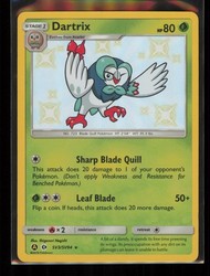 Dartrix SV3/SV94 Hidden Fates Shiny Vault Shiny Holo Rare