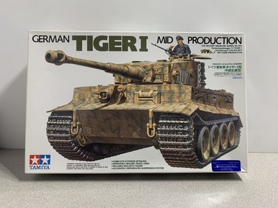 Tamiya - WWII German Tiger I Mid Production, 1/35 Scale Model Kit