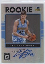 2016-17 Panini Donruss Optic Holo Silver Prizm Juan Hernangomez #31 Auto 0sm9