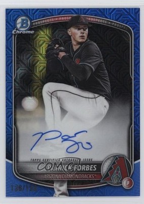 2025 Bowman Draft Blue Mojo Refractor 138/150 Patrick Forbes #BMA-PF Auto 0i87