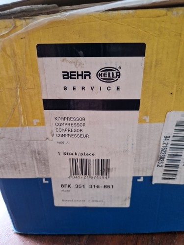 Behr Klimakompressor  8FK351316-851 Audi A6 A4 8E0260805F