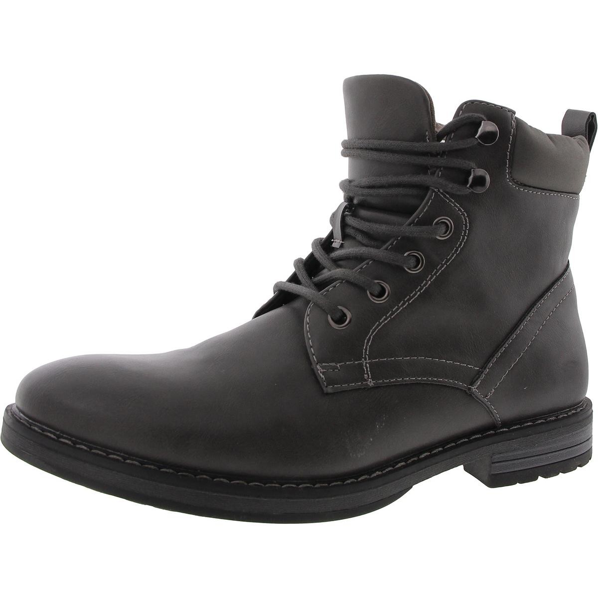 Клубные мужские ботинки Westin Grey Combat на шнуровке 85 Medium D BHFO 5534 4790₽