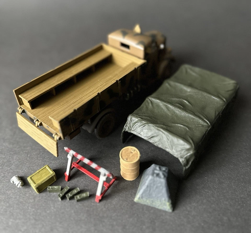 Forces of Valor 1:32 WWII German Opel Blitz 3ton Cargo Truck Camouflage 80061 - Image 3 of 4