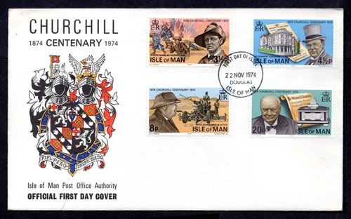 Isle of Man - 1974 Churchill First Day Cover