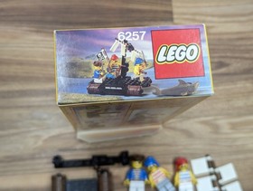 LEGO 6257 Castaway's Raft Original Packaging Box Box RARE Box Original Packaging Pirates Pirates