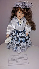 Knightsbridge Porcelain Doll Boxed Cert Stand " Norma " Approx 16"