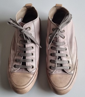 Candice Cooper Damen Sneaker tamponato tortora Mid S Leder Gr. 38