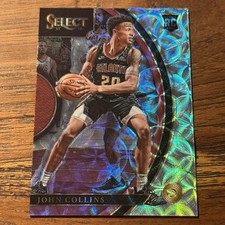 John Collins 2017-18 Panini Select SCOPE PRIZM Parallel Rookie Card RC #45