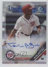 2019 Bowman Chrome Prospects Refractor 94/499 Telmito Agustin #CPA-TA Auto 5j0