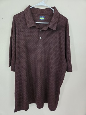 Ben Hogan Mens Performance Stretch 3XL Print Golf Shirt FREE SHIPPING