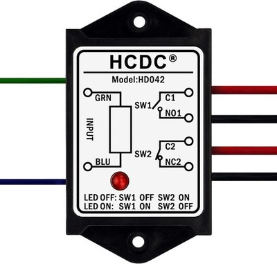 DPST 1NO 1NC 8 Amp Power Relay Module, 12V AC/DC Size: AC/DC 12V