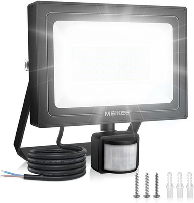 Strahler LED Fluter Bewegungsmelder 60 W 5200 Lm Außen Flutlicht Garten Wand