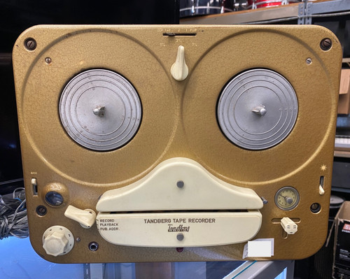Vintage Tandberg Model 3B Reel to Reel Tape Recorder Tube 1950s Made Norway
