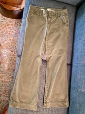 Jacob Connexion Vintage Women  s Pants 100 Cotton Olive Green Size 7/8