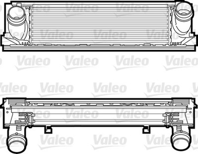 VALEO Ladeluftkühler 818259 für BMW F33 F34 F20 F21 F83 F80 F30 F31 F36 1er 3er