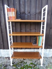 TEAK LADDERAX STUNNING BOOKCASE DISPLAY UNIT SHELVING VINTAGE RETRO STAPLES 60s