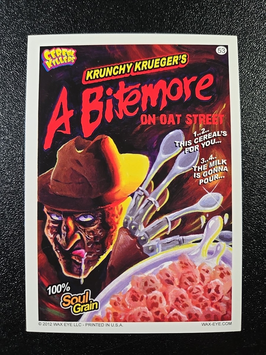 Nightmare on Elm Street Freddy Krueger Cereal Killers Garbage Pail