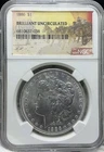 1886 US Morgan Silver Dollar $1 - NGC Brilliant Uncirculated