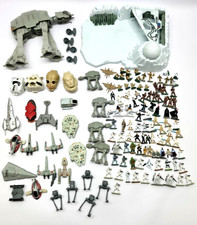 130+ Piece LOT Star Wars Micro Machines Microfigure and Playset Collection.