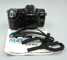 Minolta Maxxum 7000i 35mm SLR Camera Body A Mount w/ Strap, Book 658