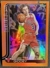 2025-26 Topps Flagship Josh Giddey Orange Foil /25 SP Chicago Bulls SSP