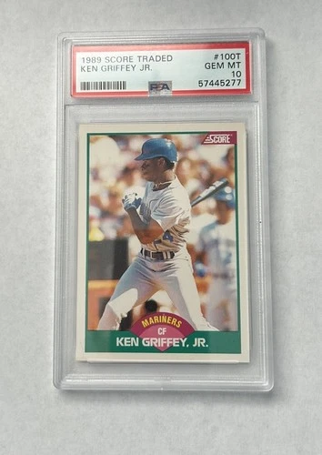 1989 Score Rookie Traded Ken Griffey Jr #100T (RC) Psa 10