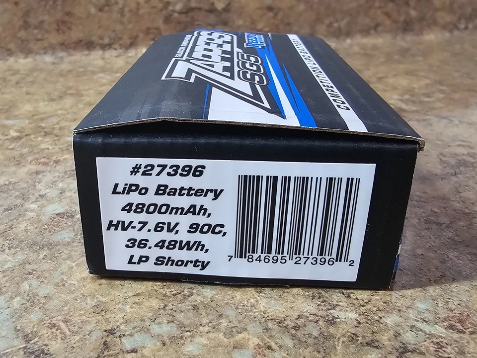 Reedy Zappers LiPo 4800mAh 90C 7.6V LP Shorty Battery Pack Brand New Sealed - Image 3 of 3