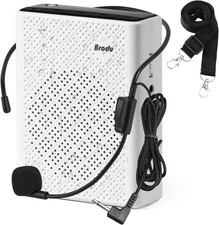 Voice Amplifier for Teachers with Wired Microphone Headset and Waistband, Portab