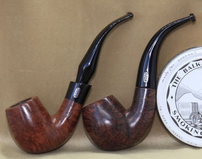 2 ROPP (1960s-1970s) French Estate Pipes: (MISTRAL F48 + SPLENDID 466) *N. MINT*
