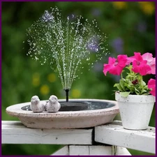 New Mini Solar Water Fountain Pool Pond Waterfall Fountain Garden Supplies