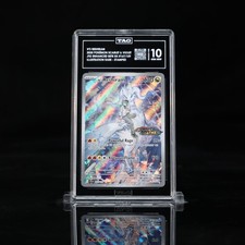 2025 Pokemon N's Reshiram #167/159 Enhanced Booster Topper Stamped - TAG 10