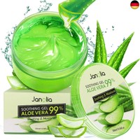 Janolia Aloe Vera Gel, 300 Ml Gesicht Aloe Vera Creme, NatüRlich Aloe Vera