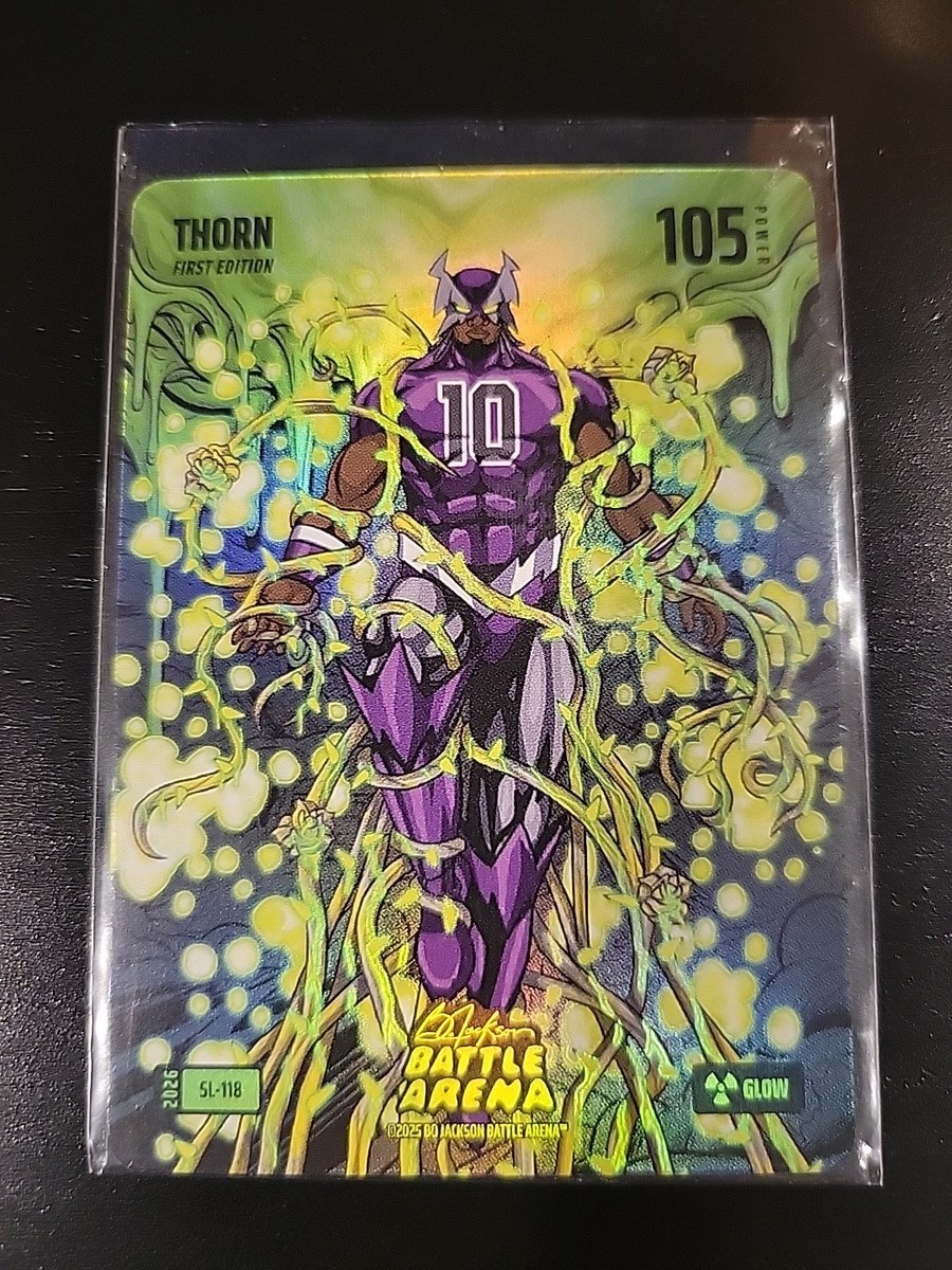 DEMARR DEROZEN Thorn 2026 Bo Jackson Battle Arena SLIME GLOW SP SL-118